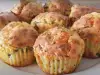 Muffins mit Spinat und Cheddar