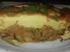 Вкусная мусака с воздушной заливкой