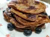 Tortitas esponjosas de avena con arándanos