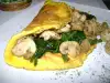 Mushroom and Spinach Omelette