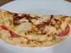 Omlet sa mekim sirom i paradajzom