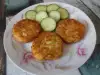 Vegetarian Rice Patties with Zucchini and White Cheese