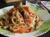 Fried Rice Noodles with Pork and Vegetables