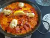 Paella with Duck Meat