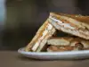 Bread Buns with Chicken for Picnics