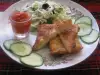 Breaded Cheese in Phyllo Pastry Sheets