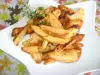 Patatas fritas con costra crujiente