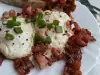 Huevos fritos con bacon (receta fácil)