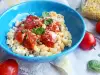 Pasta with Cherry Tomatoes and Basil