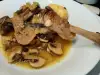 Ente mit Champignons und Weißwein