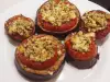 Oven Baked Eggplant Bites with Tomatoes