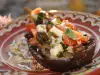 Mediterranean Stuffed Eggplant