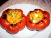 Roasted Marinated Bell Peppers with Carrots