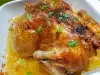 The Most Tender Roasted Chicken with Beer and Butter