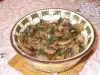 Mushrooms with Butter, Spring onions and Spearmint