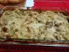 Chicken Bits with Mushrooms and Processed Cheese