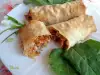 Phyllo Pastry Burritos with Chicken