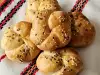 Bread Buns with White Cheese in the Air Fryer