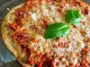 Pizza Bolognese with Parmesan and Minced Meat