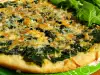 Pizza verde cu spanac