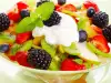 Fruit Salad with Strained Yoghurt