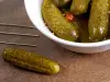 Pickled Gherkins in a Drum