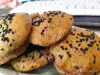 Savory Biscuits with Millet Flour, Chia and Sesame Seeds