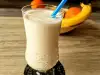 Egg White, Banana and Cottage Cheese Protein Shake