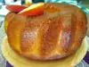 Fluffy Peach Sponge Cake