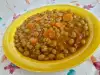 Stew with Peas, Carrots and Tomatoes