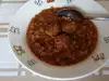 Red Lentil Stew with Meatballs