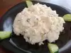 Cottage Cheese, Mayonnaise and Boiled Eggs Snack