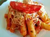 Rigatoni sa čorziom i lisičarkama