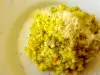 Risotto de post cu usturoi verde