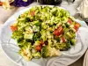 Grapefruit and Raw Broccoli Salad