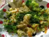 Salade met bloemkool en broccoli