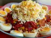 Salad with Roasted Peppers and Corn