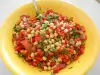 Salad with Chickpeas and Peppers