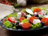 Tomato Salad with Beans and Feta