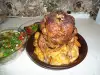 Chicken Sitting on Potatoes