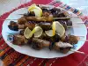 Juicy Pork Meat Skewers