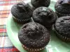 Chocolate Muffins with Jam