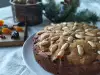 Tarta navideña escocesa con frutas deshidratadas