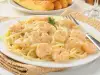 Pasta with Shrimp and Garlic Sauce