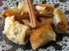 Kleine Strudelchen mit Sirup