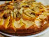 Pastel de frutas con glaseado