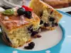 Italienisches Gebäck mit Ricotta und Heidelbeeren