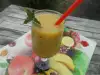 Summer Smoothie with Melon, Cucumber and Apricot