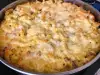 Savory Oven-Baked Macaroni with Ham and Yellow Cheese