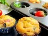 Herzhafte Muffins mit Speck und Cherrytomaten